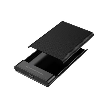 Caja Externa 2.5" Usb-c Conceptronic Dante06b Hasta 6gbs De 7mm Hasta 9.5mm Color Negro  2