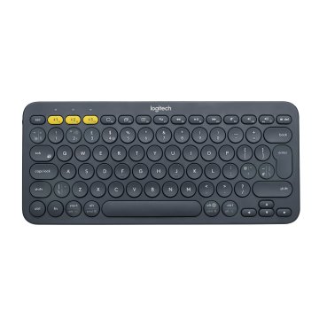 Teclado Logitech K380 Uk Bluetooth Para Tres Dispositivos Color Negro P n  920-007580