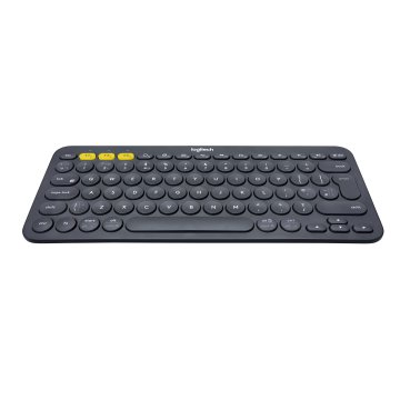 Teclado Logitech K380 Uk Bluetooth Para Tres Dispositivos Color Negro P n  920-007580 2