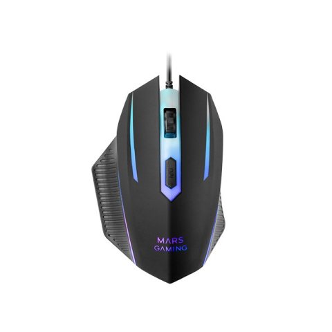Pack Teclado Mouse Y Alfombrilla Mars Gaming Mcp124es Rgb H-mech, Mouse Huano Rgb 3200dpi, Alfombrilla  360*260mm Black