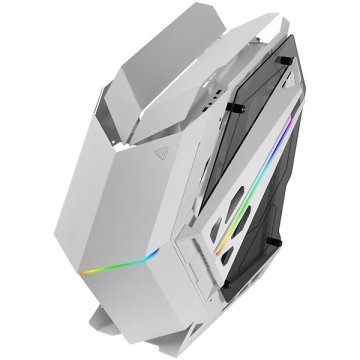 Caja Atx Semitorre Mars Gaming Titan White Diseño Extremo Capacidad Xxl Iluminacion Argb Con Hub 2