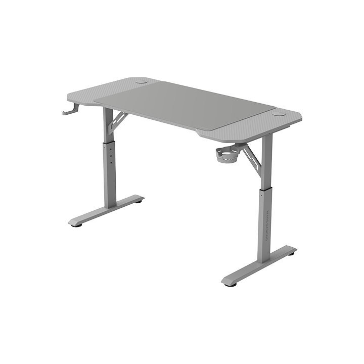 Mesa Mars Gaming Mgd Ergo 120 Regulable En Altura Tablero Blanco 120x60 Chasis De Acero Alf. Xxl 