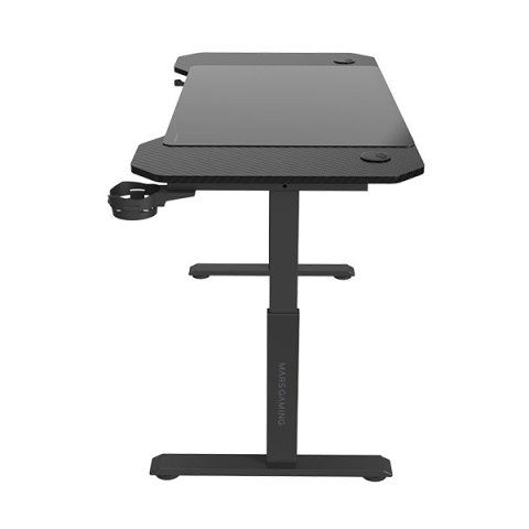 Mesa Mars Gaming Mgd Ergo 120 Regulable En Altura Tablero Negro 120x60 Chasis De Acero Alf. Xxl 