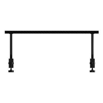 Soporte Elevador Para Monitor Mars Gaming Mgds Eleva 17cm Fibra De Carbono 60x20cm Negro 2