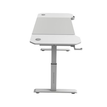 Mesa Mars Gaming Mgd Ergo 140 Regulable En Altura Tablero Blanco 140x60 Chasis De Acero Alf. Xxl  2