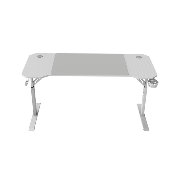 Mesa Mars Gaming Mgd Ergo 140 Regulable En Altura Tablero Blanco 140x60 Chasis De Acero Alf. Xxl 