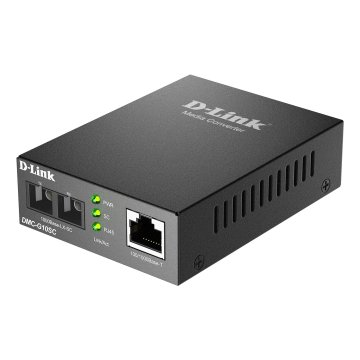 Convertidor De Medios Monomodo 100 1000 Base-t A 1000 Base-lx (sc) 10km Power 5v 2