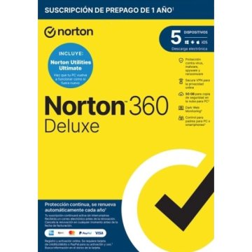 Norton 360 Deluxe 50gb Portugues 1 User 5 Device 12mo...