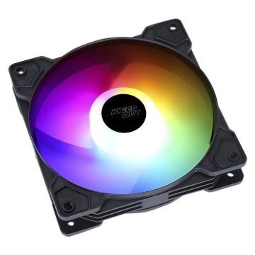 Ventilador Interno Keep Out Xfc-120f Rgb 120mm 4 Pin... 2