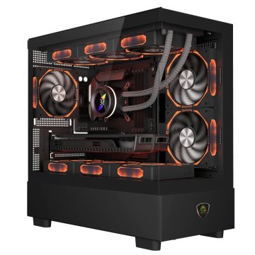 Caja Microatx Approx Xc-220 Glass 1x3.5” 1x2.5” 1xusb2.0 1xusb3.0 Gpu Max. 420mm Cristal Templado Negro