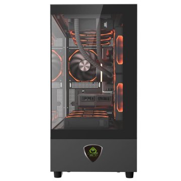 Caja Microatx Approx Xc-220 Glass 1x3.5” 1x2.5” 1xusb2.0 1xusb3.0 Gpu Max. 420mm Cristal Templado Negro 2