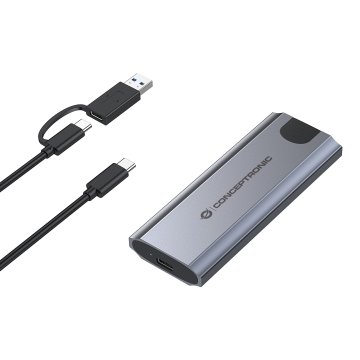 Caja Externa M.2 Usb-c Conceptronic Dante Hd M.2 Nvme Ssd Usb-c 3.2 Gen2   Usb-a 2