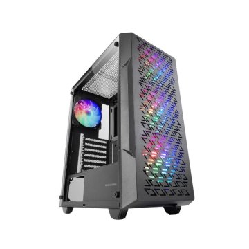 Caja Atx Semitorre Gaming Mars Gaming Mcgeo Frontal Negro...