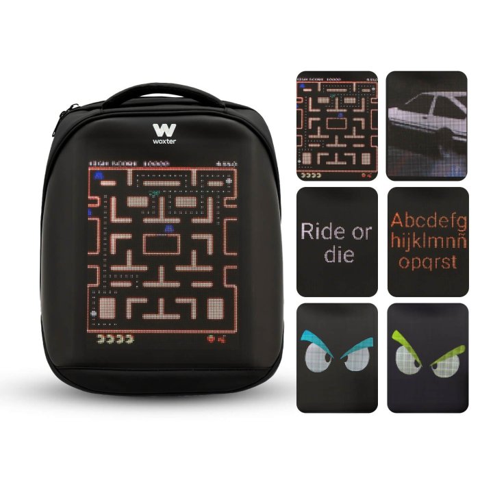 Mochila Led Woxter T3hd 15l.  Pantalla Led...