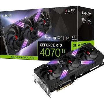 (km0) Vga Pny Geforce Rtx 4070 Ti 12gb Xlr8 Gaming Rgb...