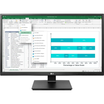 Monitor 24" Dp Hdmi Vga Dvi Lg 24bk55yp-b Fhd 75hz 5ms...