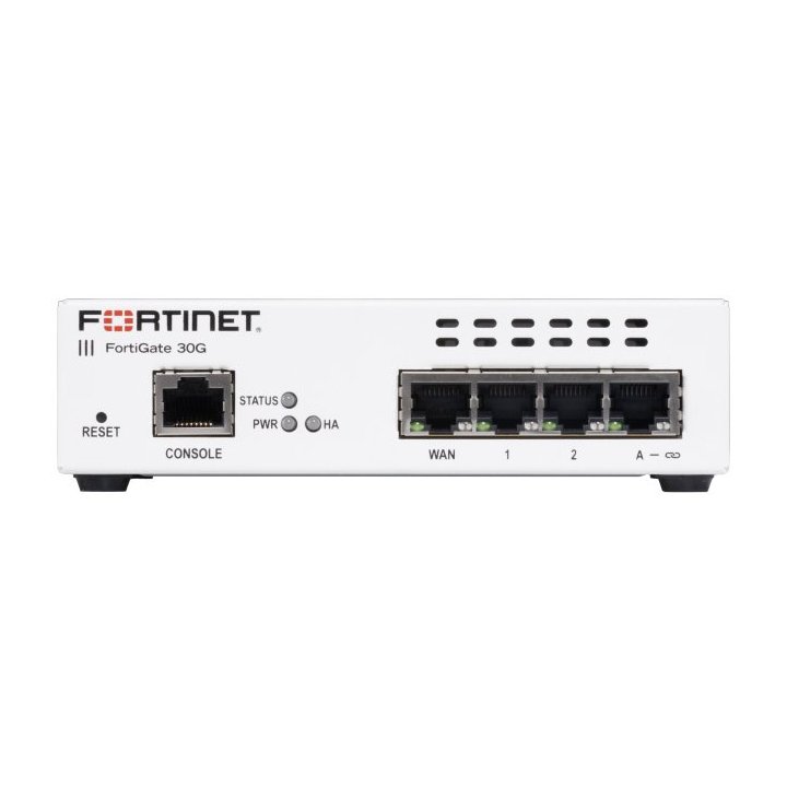 Fortinet Fortigate Fg-30g 4x Ge Rj45 Ports (including 3x Internal Ports, 1x Wan Ports)