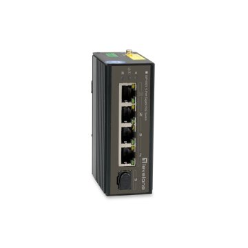 Switch Industrial Level One Igp-0501 5p Poe Giga Y 1p Sfp 240w Carril Din 2